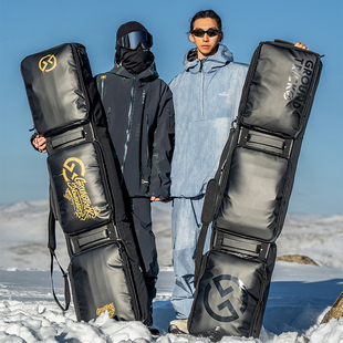 GT滑雪板包单板双板滚轮板包大容量雪包雪具装备包