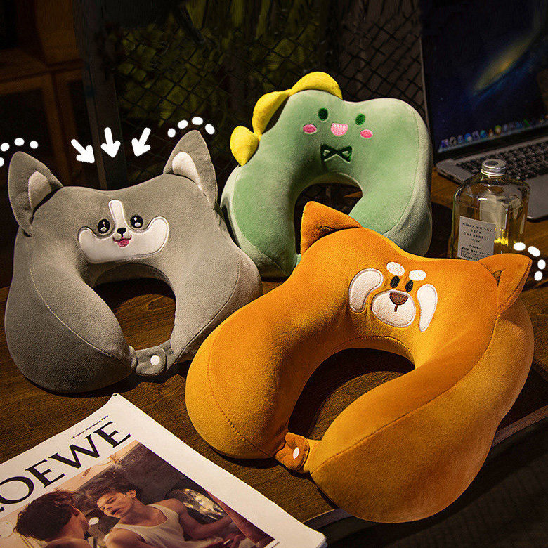 颈椎枕 u型枕飞行记忆棉脖枕