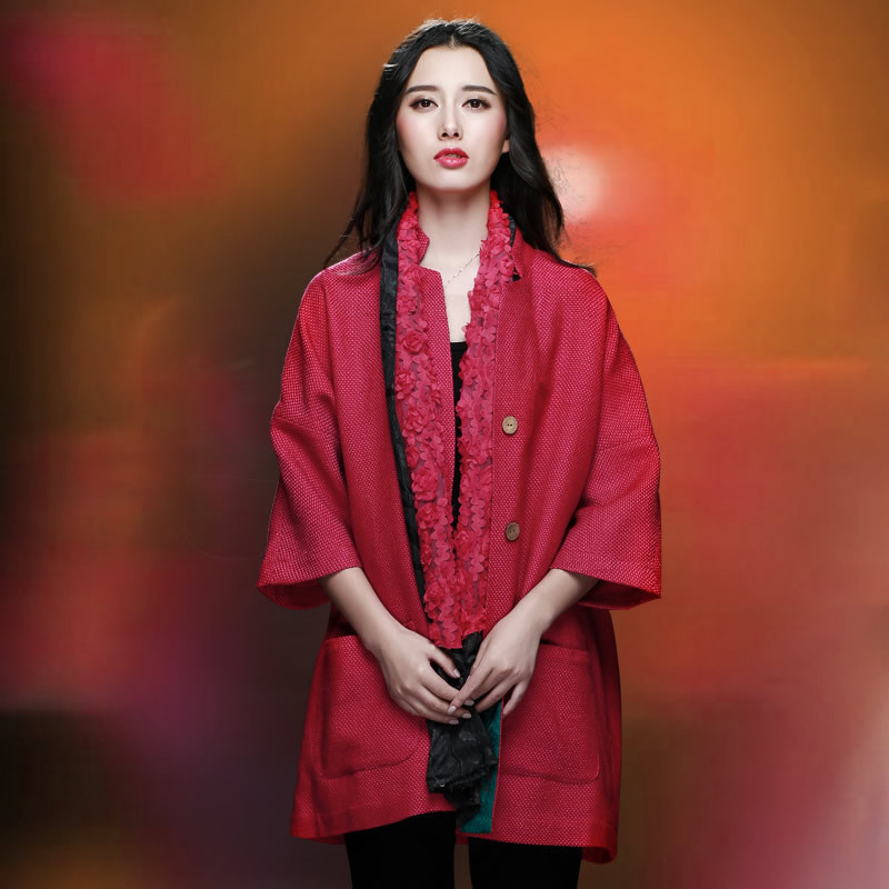 券后149.00元欧美大牌大码女装外套清仓高端品质秋冬棉麻外套清仓特价中年女装