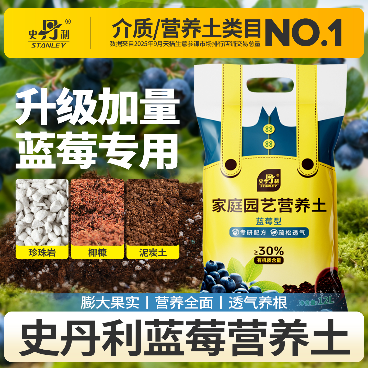 史丹利蓝莓专用土酸性营养土