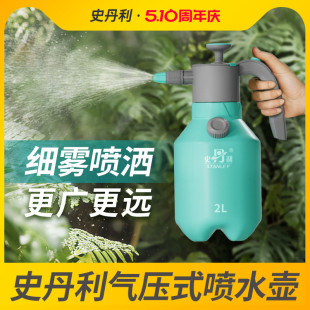 史丹利喷壶浇花家用雾化加压高颜值养花超细雾高端手压强力洒水壶