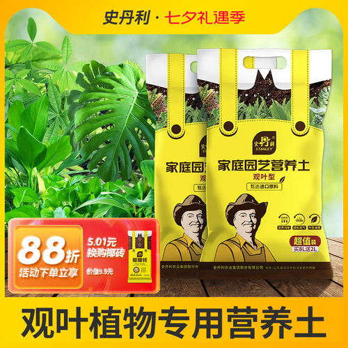 史丹利观叶型绿植专用营养土