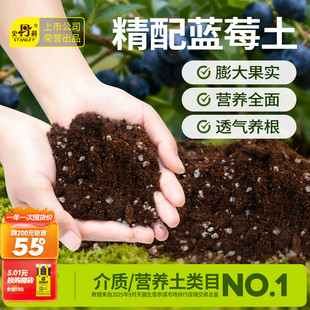 史丹利精配蓝莓专用土营养土酸性配方有机盆栽蓝莓树果树种植土壤