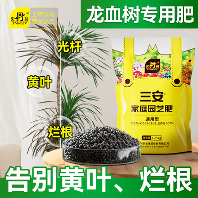 史丹利龙血树专用肥三安覆合肥氮磷钾三元黄叶盆栽绿植有机花肥料