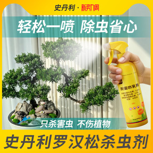 史丹利罗汉松杀虫剂菌药干黄叶枯枝红蜘蛛新叶蚜白粉腐根蚧壳腻虫
