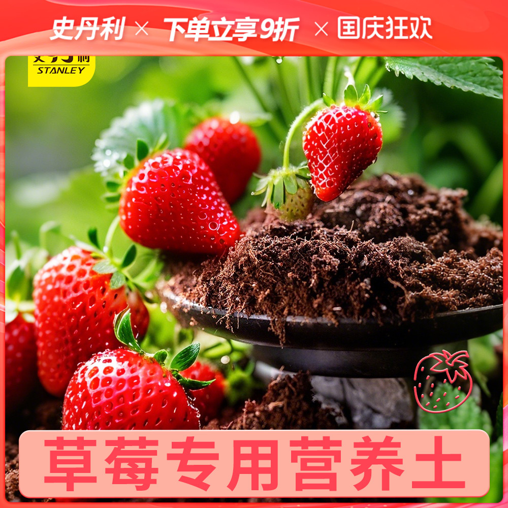 史丹利草莓专用营养土盆栽草莓