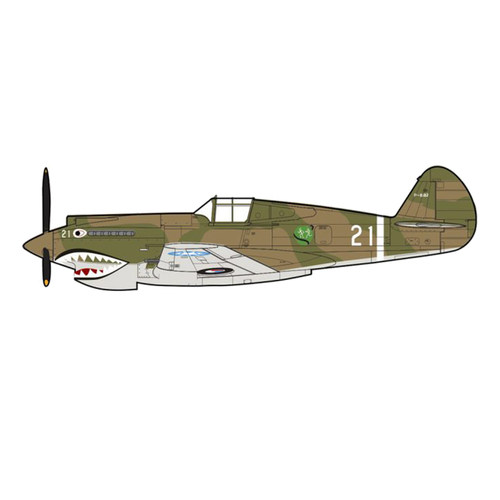 HobbyMaster 霍克81A-2美国战斗机飞机模型仿真合金成品航模摆件