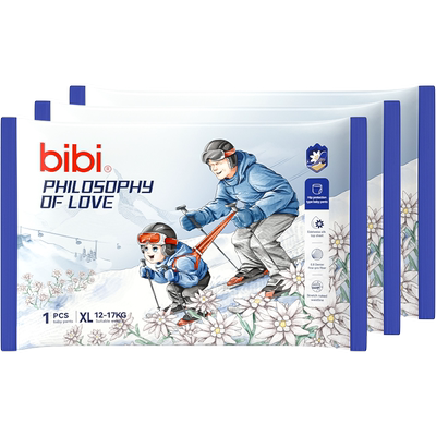 bibi【年度新品】爱的哲学拉拉裤薄透气加大码纸尿裤尿不湿试用装