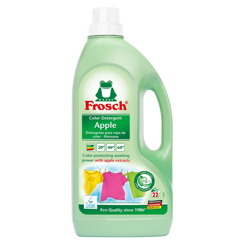 进口Frosch福纳丝彩色衣物固色洗衣液防串色护色洗衣液1.5L大容量