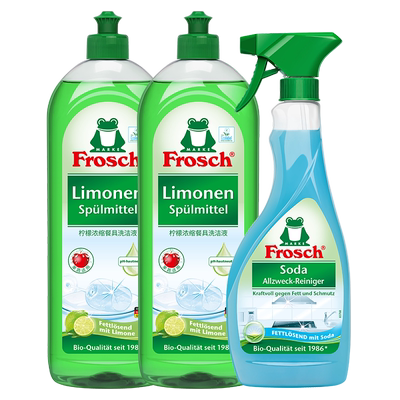 frosch柠檬厨房浓缩洗洁精