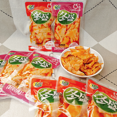 冬盛杏鲍菇下酒菜零食咸菜小吃