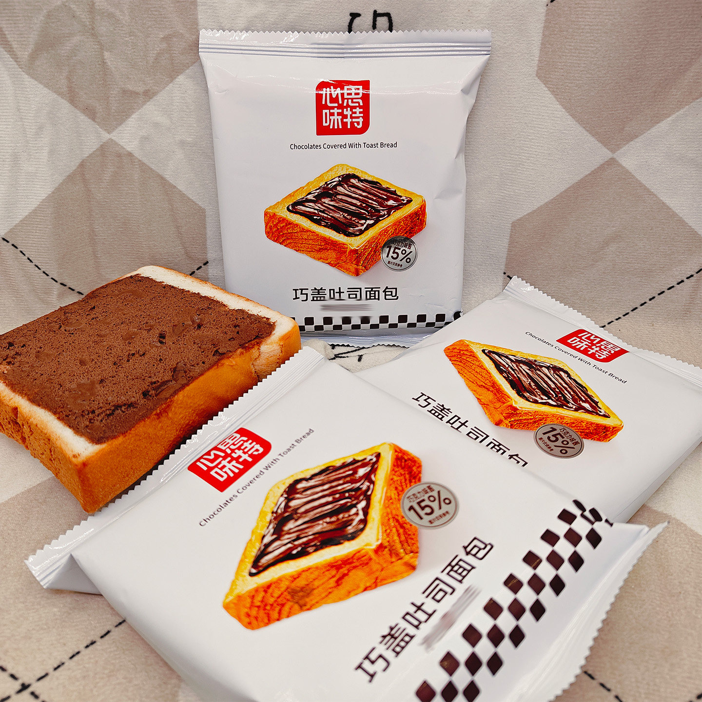 心思味特巧盖吐司面包80g下午茶