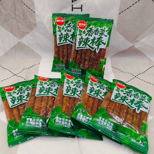 顺天缘香菜味辣棒网红怀旧解馋休闲小零食办公室宿舍追剧零食小吃