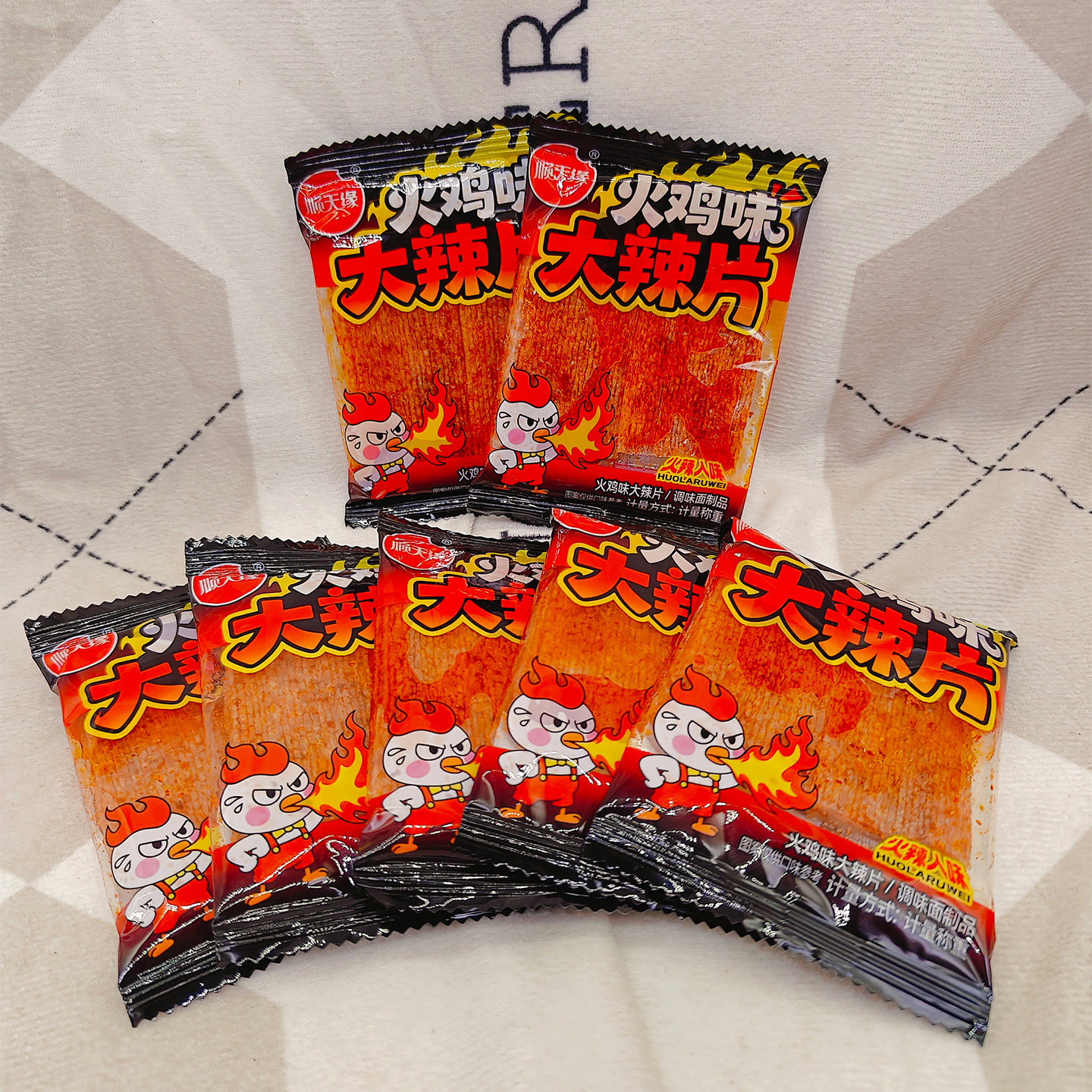 顺天缘火鸡味大辣片面筋制品