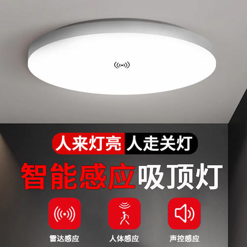 雷达感应吸顶灯物业过道走廊声控