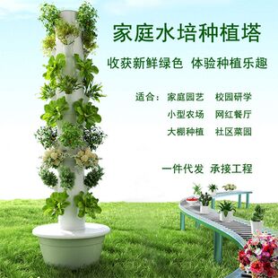 空间树垂直水培塔智能蔬菜种植机种菜立柱无土栽培设备