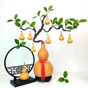 天然葫芦吉祥如意摆件乔迁开业家庭办公室商场窗台客厅玄关招财物