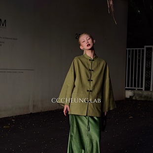 【喜一兮】匠人 新中式中国风衬衫女早秋复古老钱风上衣5DC-J8133