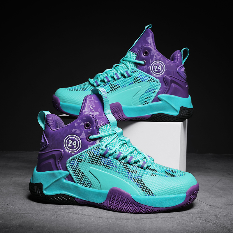 篮球鞋男童科比24号网面透气