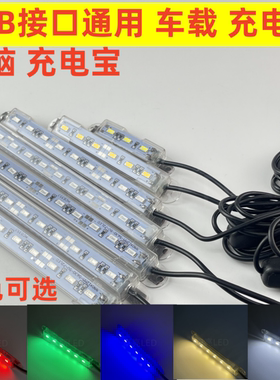 LED小夜灯随身灯USB小台灯电脑台灯充电宝移动电源户外车内照明灯