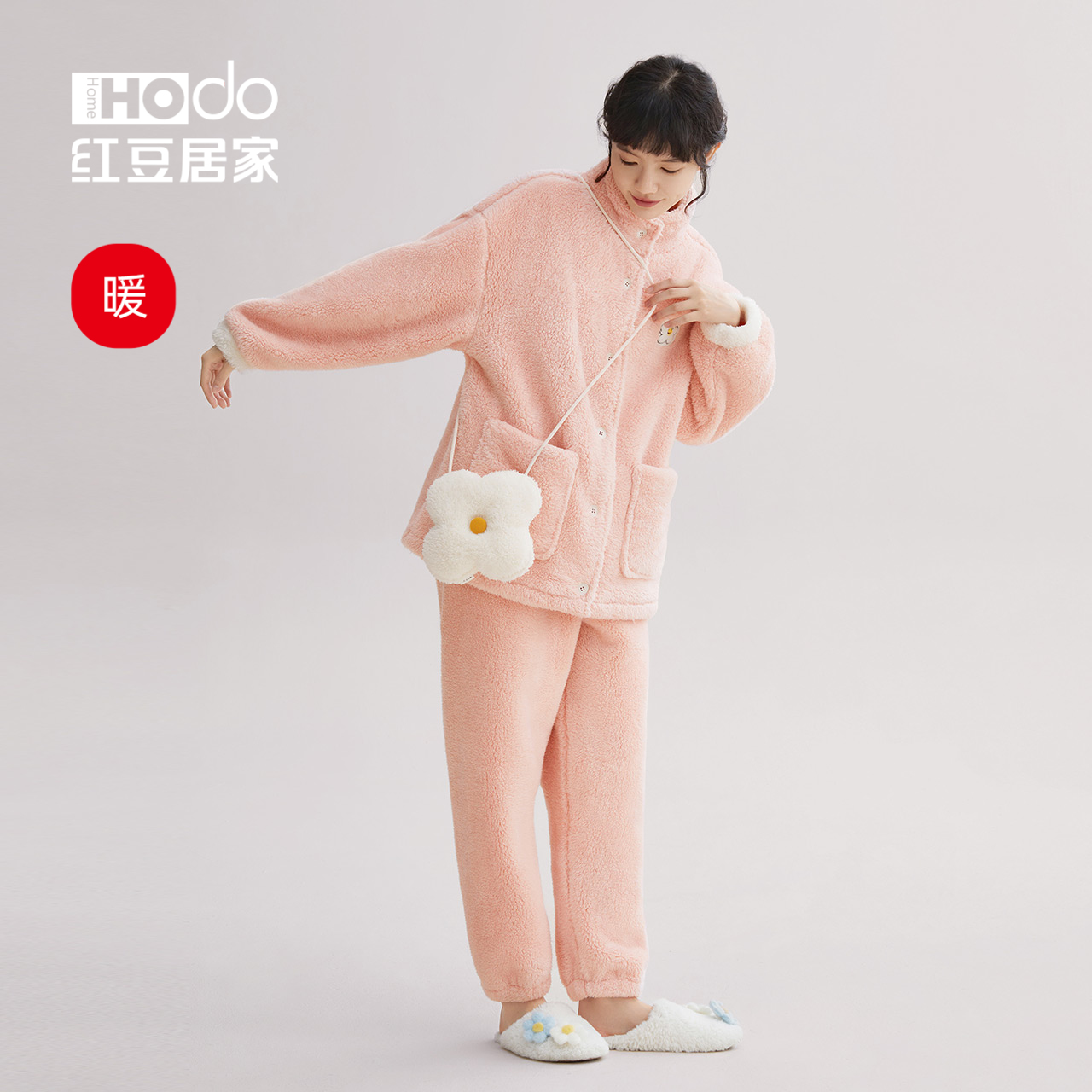 保暖可外穿 不易掉毛