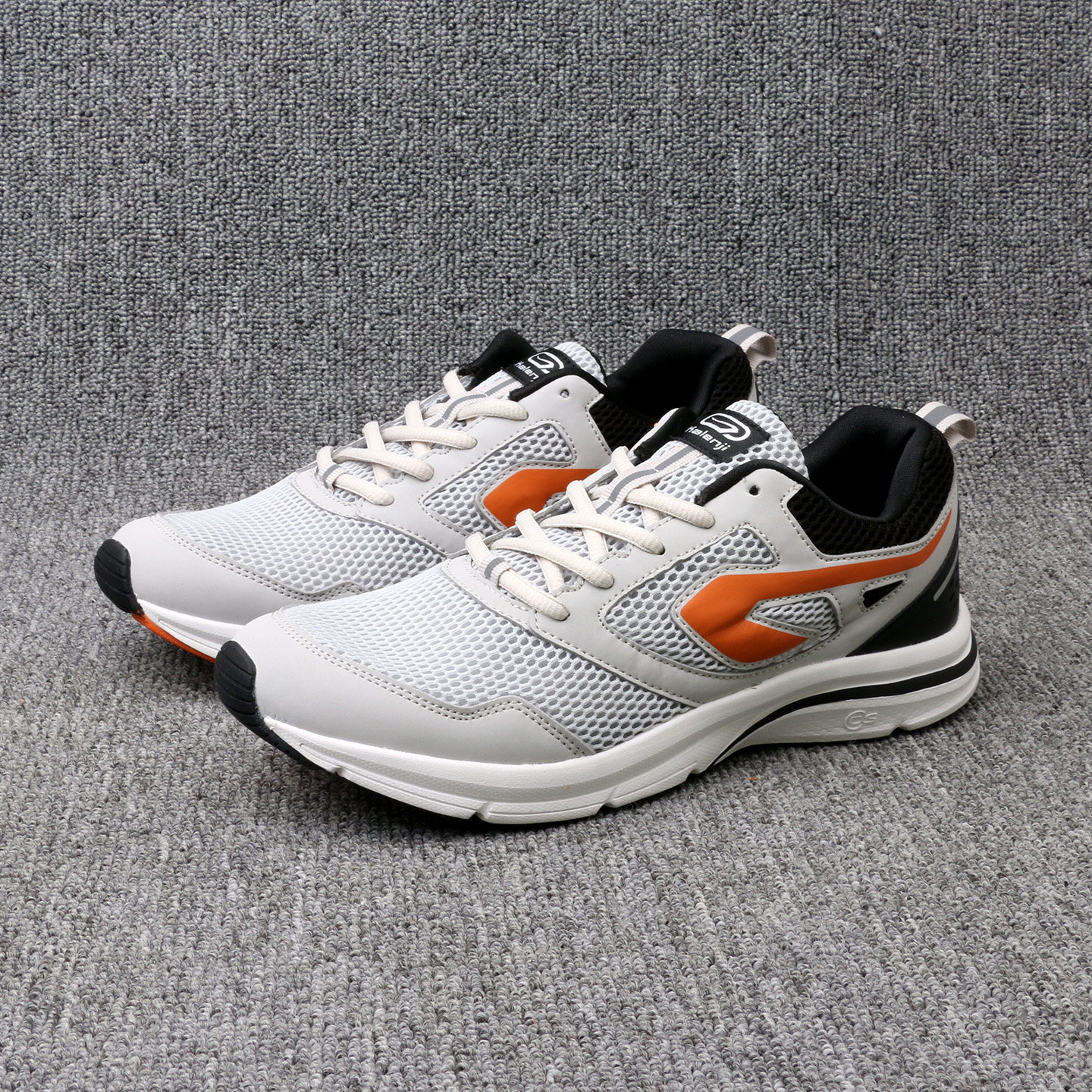 出口外贸尾货网纱透气轻便耐磨大系带跑步鞋徒步鞋马拉休闲鞋减震