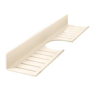 奶油风洗台置物架+凸面镜小纳16161260圆浴室手镜前收镜架