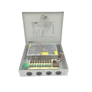 22转12V100A9路集d中供电箱安防监摄像机灯箱le开控关电源12伏