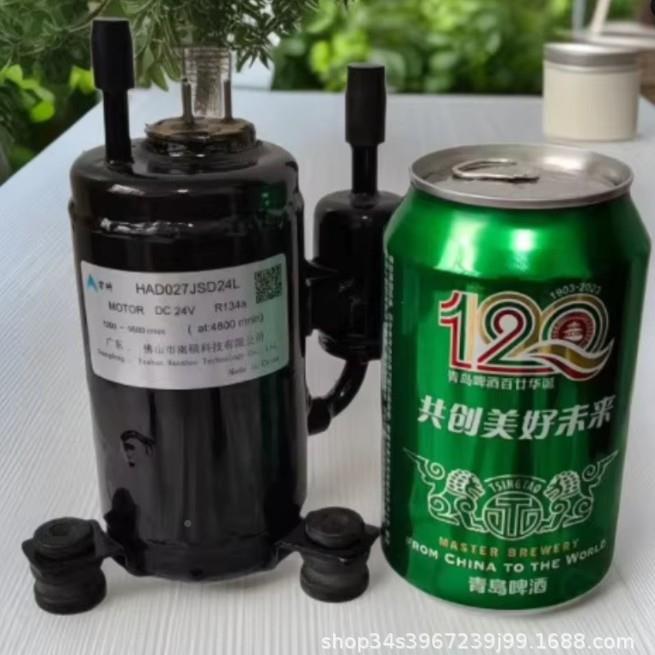 微型压制冷机缩排量2.7CDC制冷量600WC24V露营空调PCJ微型冷水高