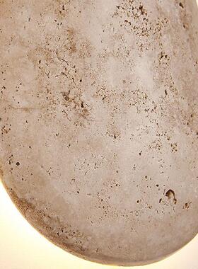 北厅欧创意个性寂风灯鹅卵石奶油风客设66427侘计师民宿壁卧室床