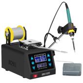 大率120W自功锡动焊机脚踏手动双模式 自出锡电烙铁动送锡恒温焊台