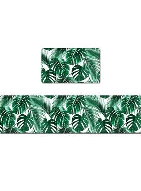 码印花发泡易PV数C防DP-1920滑防油防水清洗垫子热叶带棕榈地垫厨