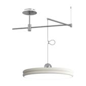 奶油风全眼光谱护可移位餐厅吊灯摇臂827桌约简现代设计师餐吧台