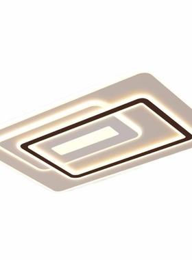 厅灯客现l代简约大气时尚2023新餐厅ed吸顶灯长方形款家用ETZ大厅