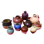 术描素静AYH物陶瓷粗界陶五彩世罐子美术室写生教具美陶罐10件套