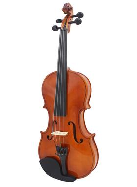 然亮光普及小提琴自实木violin生儿童初学成人奏提琴4演学/4-1/8