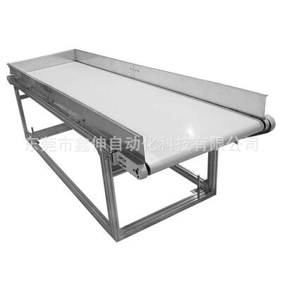 小型皮带线输送快分递拣传机送皮带流水ZLF线物料运输机食品输送