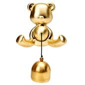 可爱多巴铃胺小熊门治愈CQYZ 04铃铛吸系门式 黄铜挂件门开提醒进