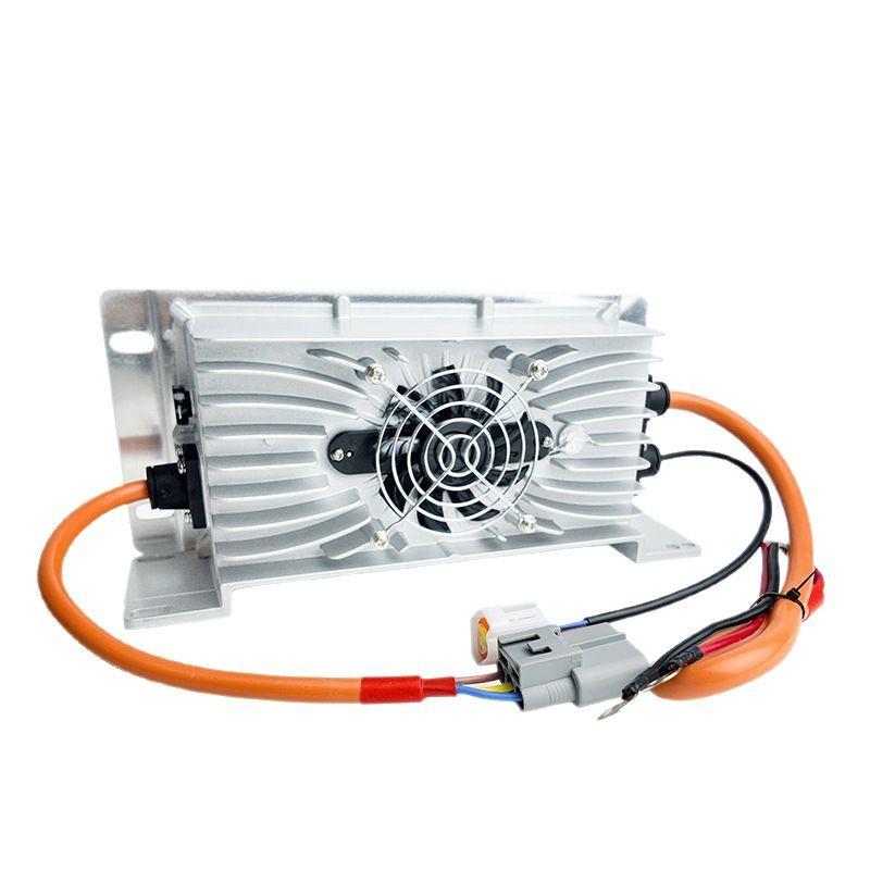 铅酸磷酸锂电池充电器12V24V36V48V60V72V防水高尔夫球车可调高频