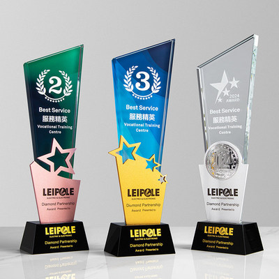 奖杯定制定做公司颁奖年