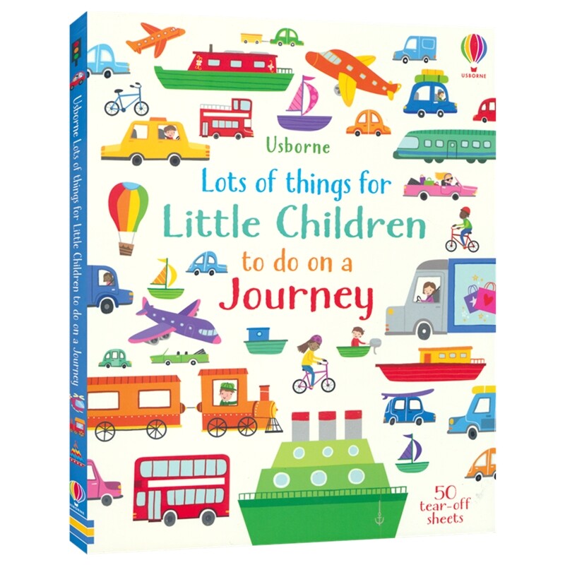 Usborne Lots of Things for Little Children to do on a Journey 尤斯伯恩 旅行中孩子们可以做的事情很多 英文原版图书