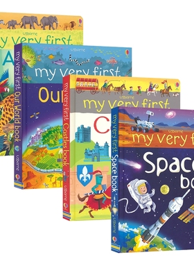 Usborne My Very First Book Our World Space Castles Animals 尤斯伯恩 幼儿百科 世界 太空 城堡 动物  英语启蒙认知 英文原版