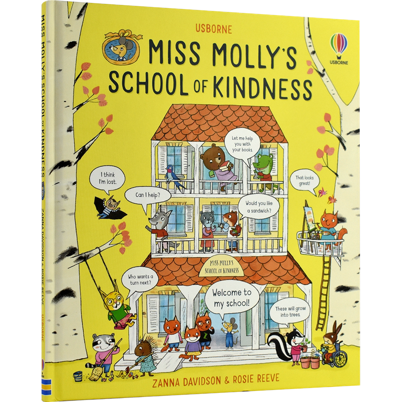 Usborne Miss Molly's School of Kindness 莫莉小姐的礼仪学校 幼儿行为教育&礼仪培养绘本 3-6岁 亲子读物 英文原版进口儿童图书
