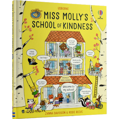 Usborne Miss Molly's School of Kindness 莫莉小姐的礼仪学校 幼儿行为教育&礼仪培养绘本 3-6岁 亲子读物 英文原版进口儿童图书