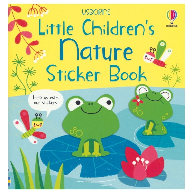 Usborne Little Children's Nature Sticker Book 尤斯伯恩 幼儿自然贴纸书 益智活动 亲子互动 早教启蒙 英文原版进口儿童图书