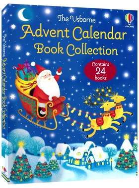 The Usborne Advent Calendar Book Collection 圣诞倒数日历 24册 经典童话 故事绘本 了解圣诞文化 英文原版进口儿童图书