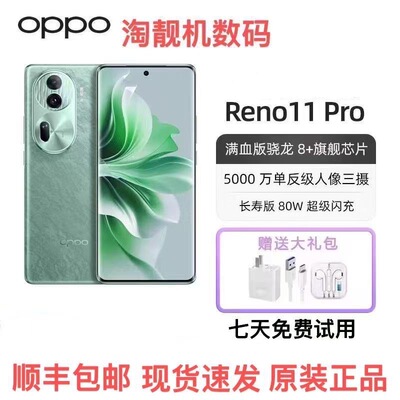 OPPO Reno11 Pro 骁龙8+ NFC红外遥控 闪充 512G大内存5G智能手机