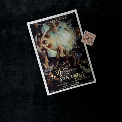 TheTestamentofAnnLee Amanda Seyfried Thomasin McKenzie亲签照