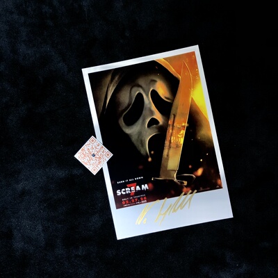 惊声尖叫 7 Scream 7 内芙坎贝尔 Neve Campbell 亲笔签名照片