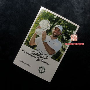 亲笔签名照片 Scheffler 舍夫勒 Scottie